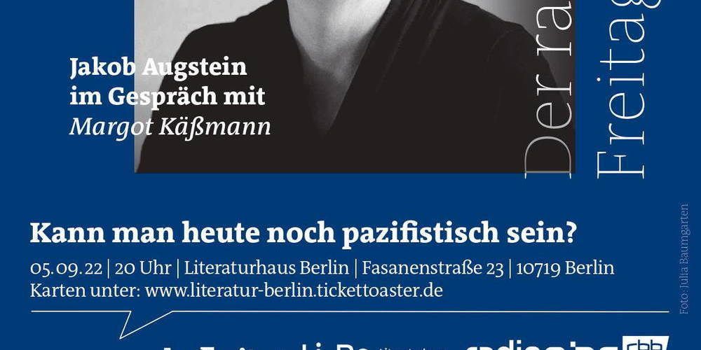Tickets Jakob Augstein im Gespräch mit Margot Käßmann, in Berlin